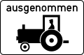 Ausgenommen Traktoren