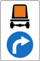 Vorgeschriebene Fahrtrichtung mit gefährlichen Gütern