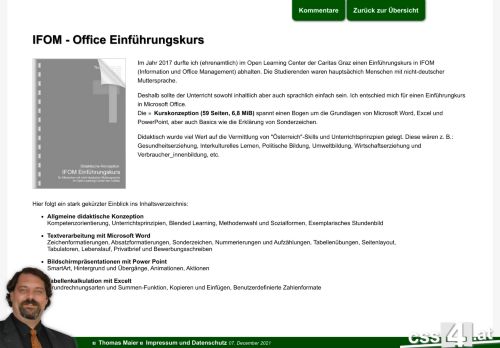 IFOM - Office Einführungskurs