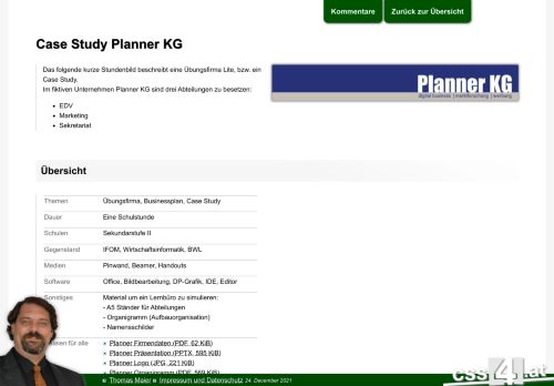 Case Study Planner KG